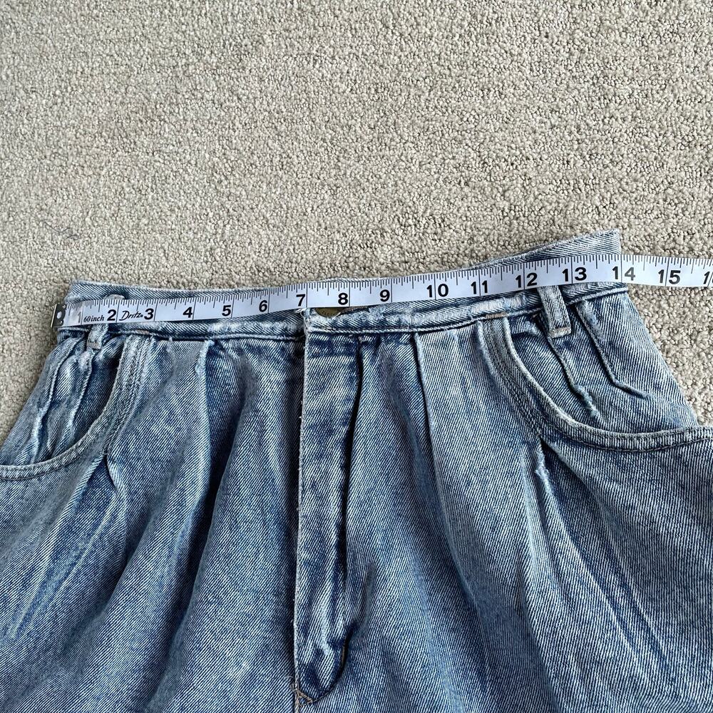 🔥VTG Palmetto’s Acid Wash Tapered Leg High Waist Crease Mom’s Jeans Waist 28” - Picture 11 of 16